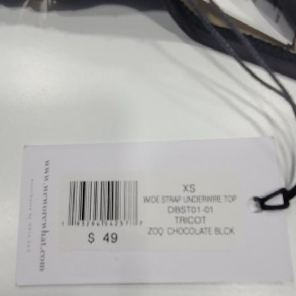 Weworewhat Wide Strap Underwire Bikini Top Sz XS - Picture 9 of 10